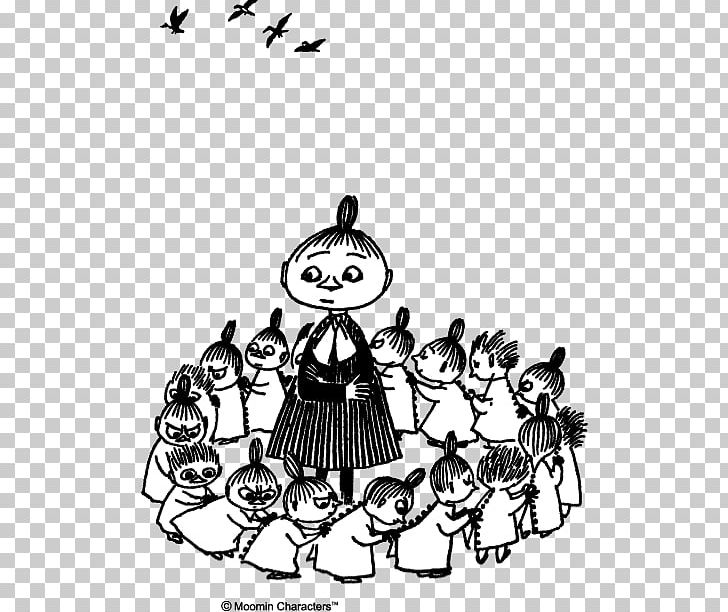 Moominvalley Little My The Groke The Moomins And The Great Flood PNG, Clipart, Art, Artwork, Black And White, Cartoon, Dra Free PNG Download