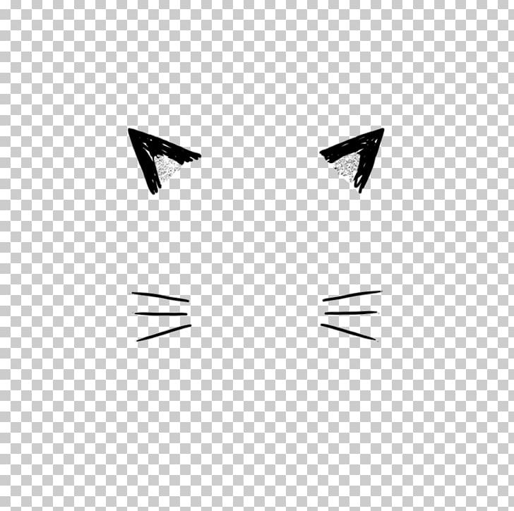 Cat PicsArt Photo Studio Sticker PNG, Clipart, Angle, Black, Black And White, Cat, Ear Free PNG Download