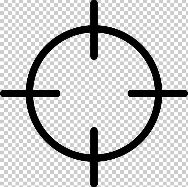 Shooting Target Reticle Computer Icons PNG, Clipart, Angle, Area, Art Font Download, Black And White, Circle Free PNG Download