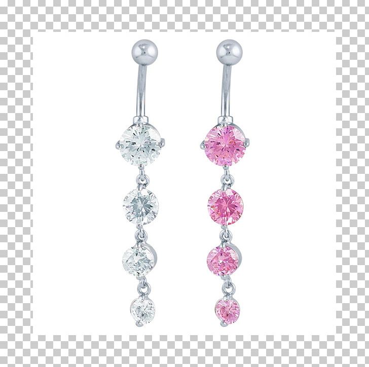 Earring Body Jewellery Pink M RTV Pink PNG, Clipart, Belly, Belly Button, Body Jewellery, Body Jewelry, Button Free PNG Download