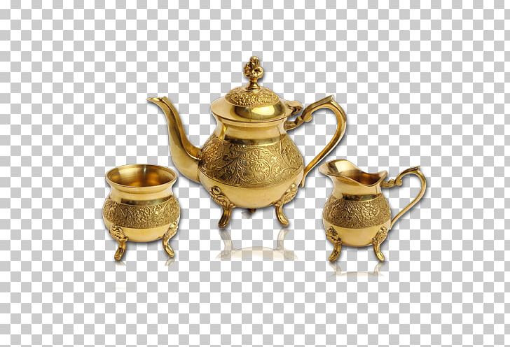 Brass Teapot Metal India PNG, Clipart, Antique, Brass, Craft, Cup, India Free PNG Download