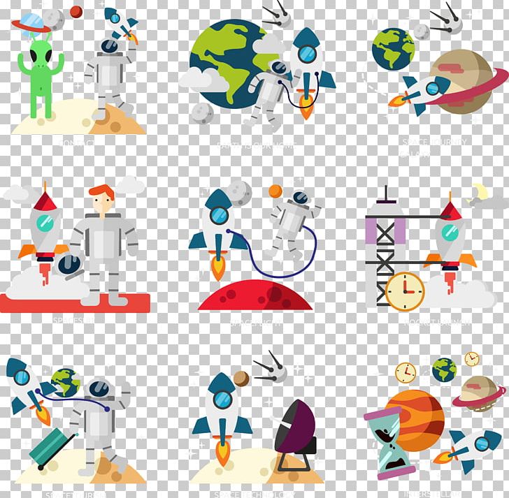Space Exploration Outer Space PNG, Clipart, Area, Artwork, Astr, Cartoon, Hand Free PNG Download