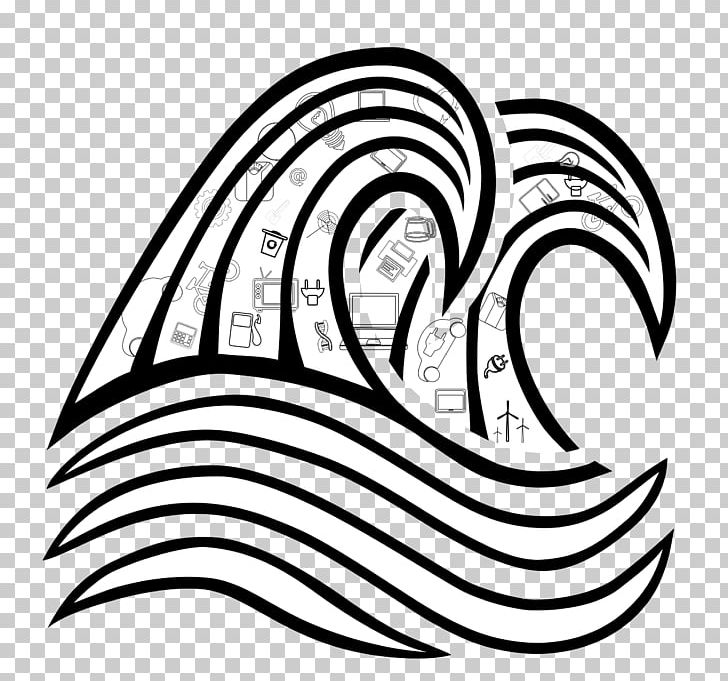 Wind Wave Drawing PNG, Clipart, Area, Artwork, Black, Black And White, Breaking Wave Free PNG Download