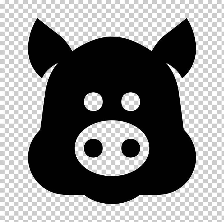Domestic Pig Computer Icons PNG, Clipart, Black, Black And White, Computer Icons, Domestic Pig, Fictional Character Free PNG Download