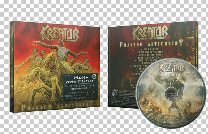 Kreator Phantom Antichrist Civilization Collapse United In Hate From Flood Into Fire PNG, Clipart, Antichrist, Book, Death To The World, Dvd, Kreator Free PNG Download