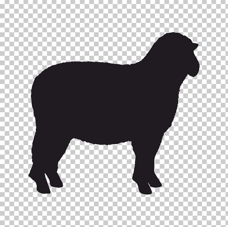 Sheep Sticker Stencil PNG, Clipart, Animals, Black, Black And White, Cattle Like Mammal, Cow Goat Family Free PNG Download