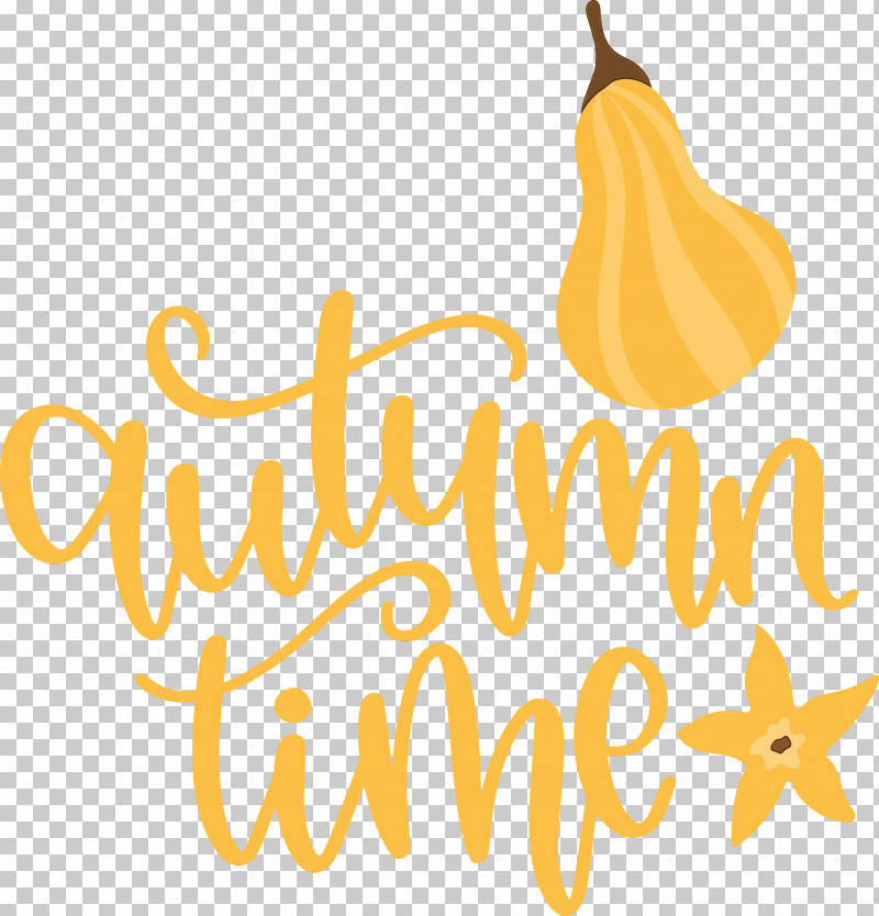 Logo Calligraphy Yellow Plants Meter PNG, Clipart, Autumn Time, Calligraphy, Fruit, Happiness, Hello Autumn Free PNG Download