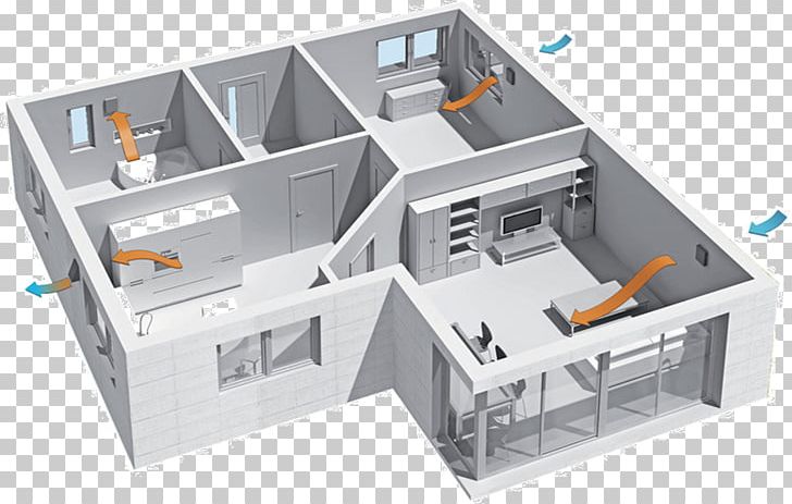 Air Handler Kontrollierte Wohnraumlüftung Heat Recovery Ventilation Room Air Distribution Abluft PNG, Clipart, Abluft, Air Handler, Architecture, Blower, Building Free PNG Download