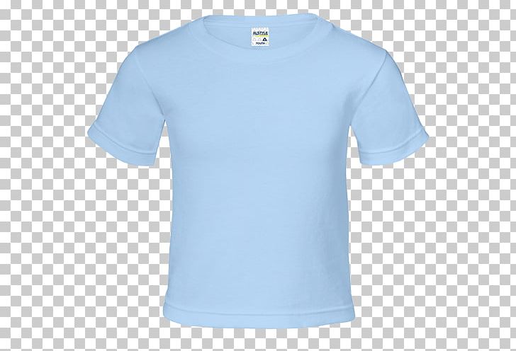 Printed T-shirt Gildan Activewear Blue Sleeve PNG, Clipart, Active Shirt, Blue, Clothing, Cobalt Blue, Collar Free PNG Download