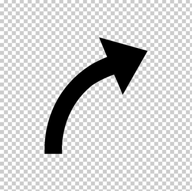 black curved arrow png