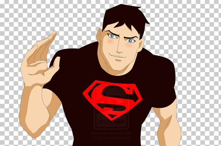 Superboy Young Justice T-shirt Robin Wally West PNG, Clipart, Arm, Character, Clothing, Fictional Character, Finger Free PNG Download
