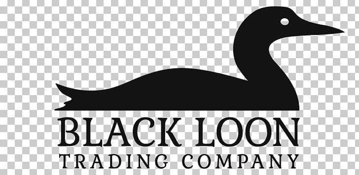 Duck Goose Logo Loons Beak PNG, Clipart, Animals, Beak, Bird, Black, Black And White Free PNG Download