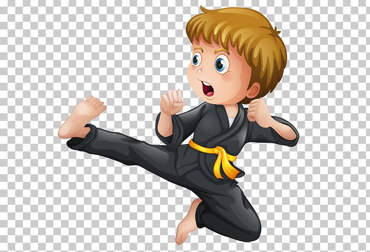 Karate Martial Arts Kick Illustration PNG, Clipart, Anime, Cartoon, Child, Computer Wallpaper, Figurine Free PNG Download