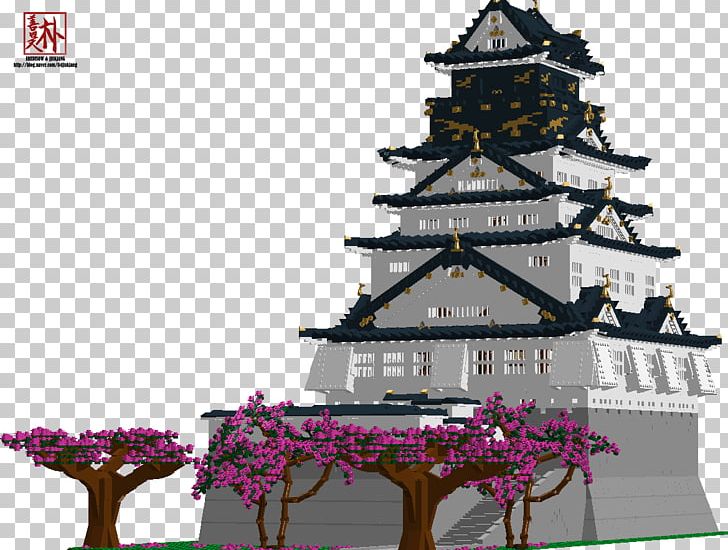 Osaka Castle Japanese Castle Keep Tenshu PNG, Clipart, Bonsai, Castle, Christmas Decoration, Conifer, Houseplant Free PNG Download