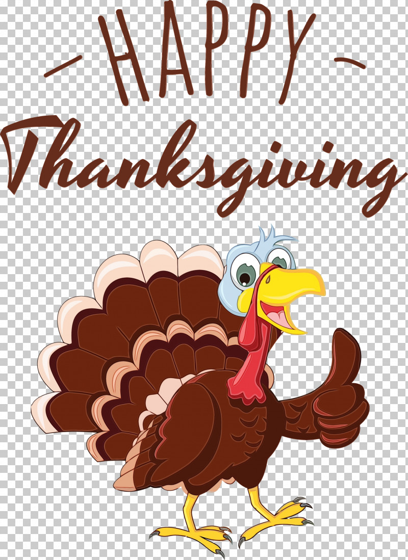 Thanksgiving Turkey PNG, Clipart, Cartoon, Chicken, Domestic Turkey, Happy Thanksgiving, Paint Free PNG Download