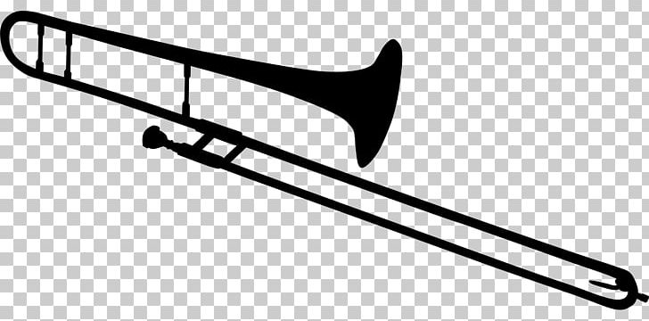 Trombone Silhouette Musical Instruments PNG, Clipart, Art, Black And White, Brass Instrument, Bugle, Clarinet Free PNG Download