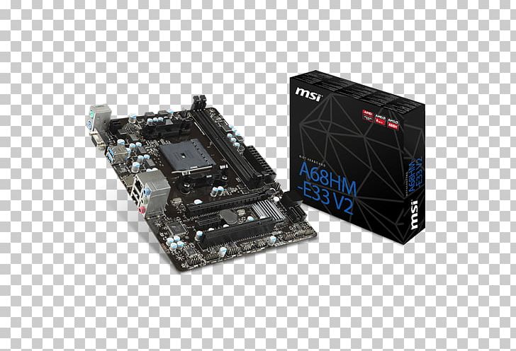 MicroATX Socket FM2+ Motherboard MSI A68HM-P33 V2 PNG, Clipart, Amd Accelerated Processing Unit, Atx, Computer, Computer Component, Computer Hardware Free PNG Download