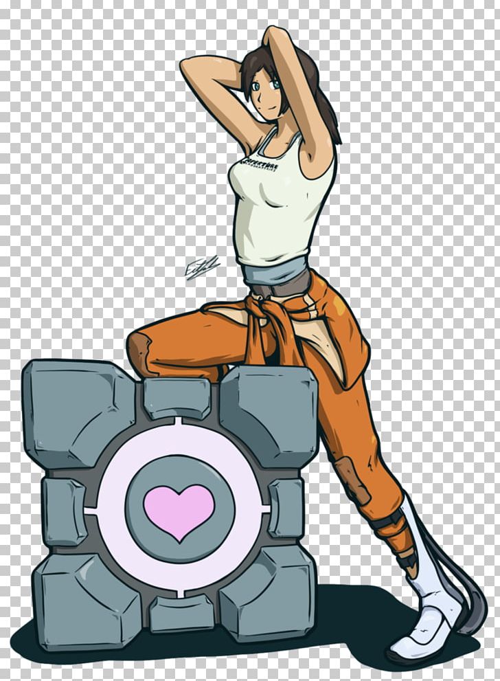 Portal 2 Chell GLaDOS Drawing PNG, Clipart, Arm, Art, Cartoon, Character, Chell Free PNG Download