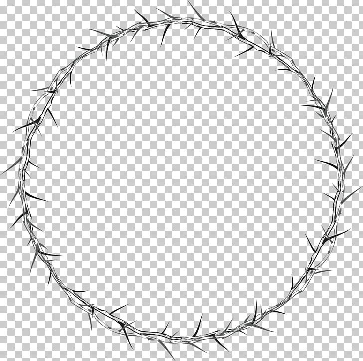 Circle Thorns PNG, Clipart, Abstract Art, Area, Black And White, Border Frames, Circle Free PNG Download