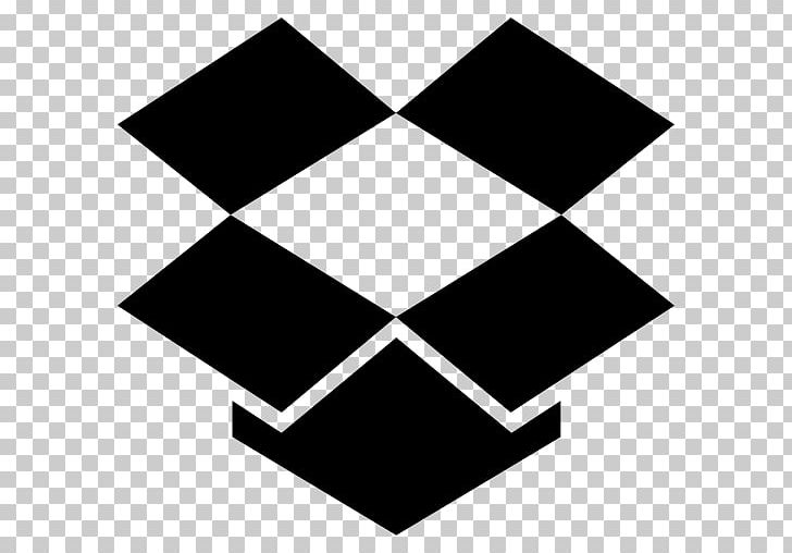 Dropbox File Hosting Service Computer Icons Logo PNG, Clipart, Angle, Area, Black, Black And White, Box Free PNG Download