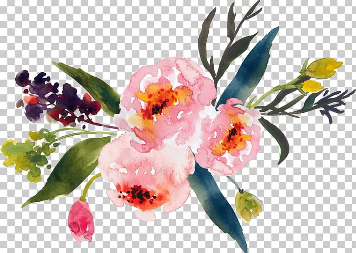 Flower Bouquet Watercolor Painting PNG, Clipart, Art, Blossom, Branch, Clip Art, Floral Design Free PNG Download