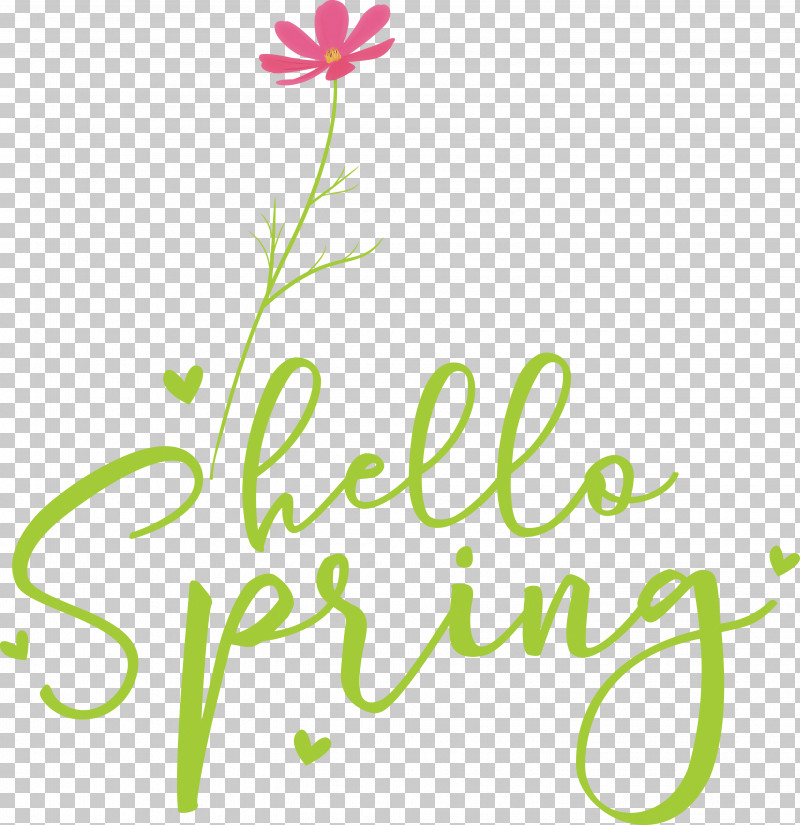 Hello Spring Spring PNG, Clipart, Cut Flowers, Floral Design, Flower, Green, Hello Spring Free PNG Download