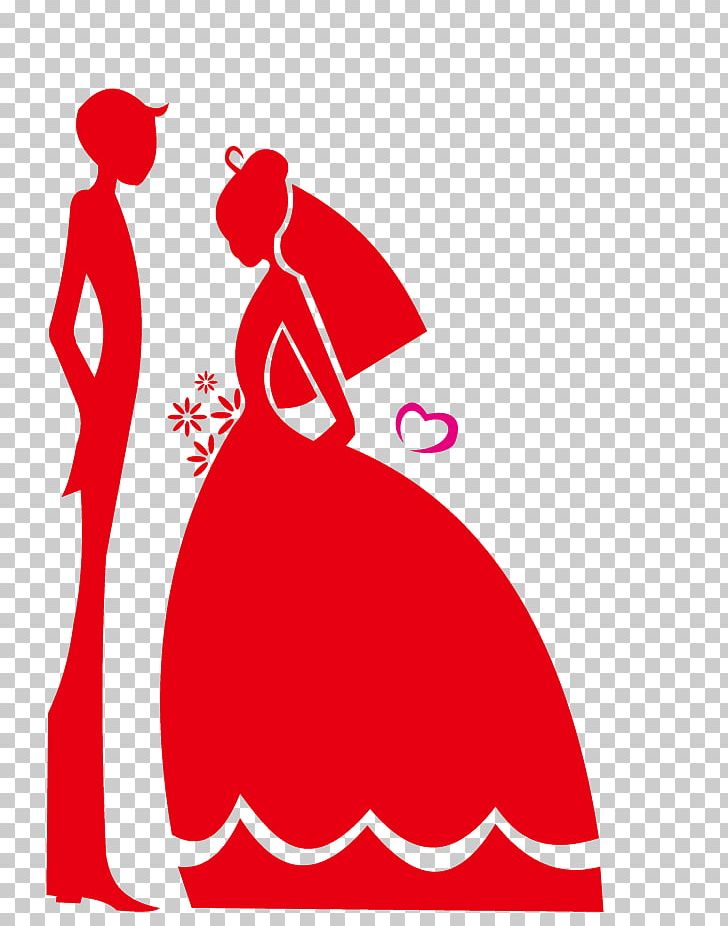 wedding clipart red