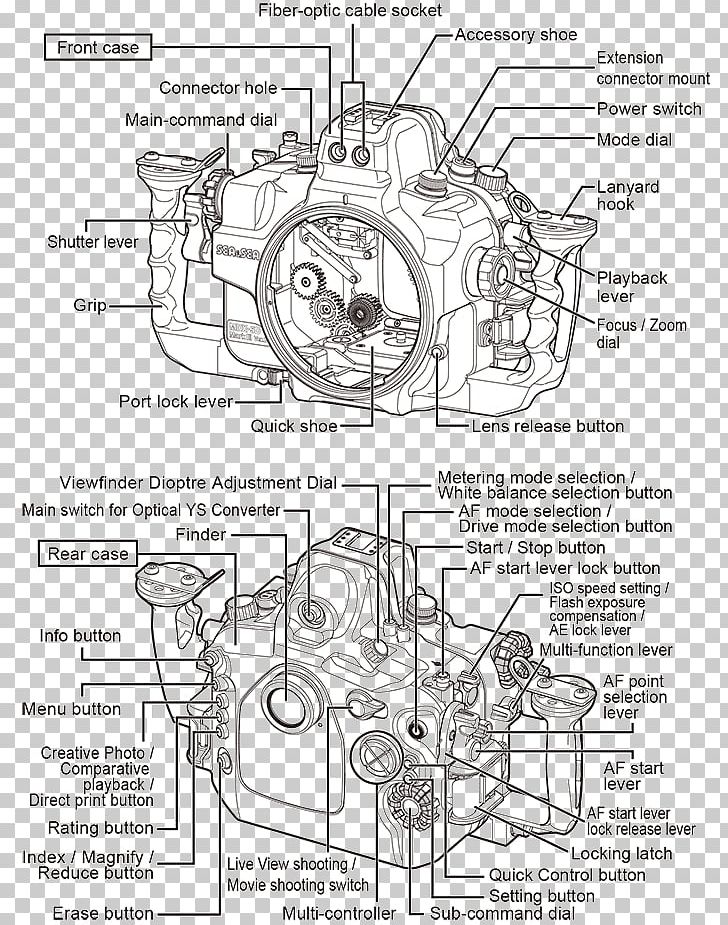 Canon EOS 5D Mark III Technical Drawing Canon EOS 40D PNG, Clipart, Angle, Area, Artwork, Auto Part, Black And White Free PNG Download