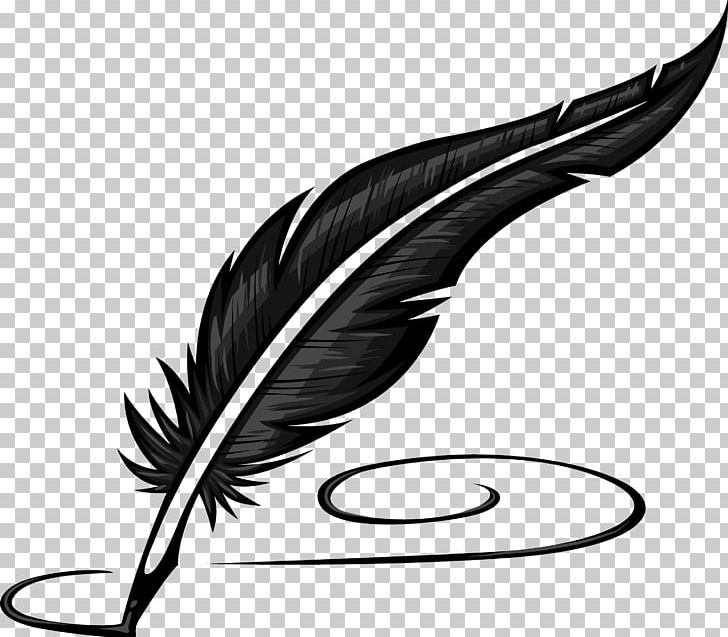 Paper Quill Pen Inkwell PNG, Clipart, Ballpoint Pen, Black And White, Clip Art, Drawing, Feather Free PNG Download