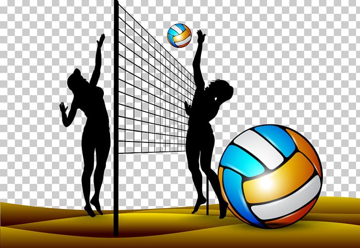 Beach Volleyball Illustration PNG, Clipart, Football, Happy Birthday Vector Images, Paint, Painted Vector, Play Button Free PNG Download