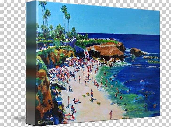Watercolor Painting La Jolla Cove Black's Beach Canvas PNG, Clipart,  Free PNG Download