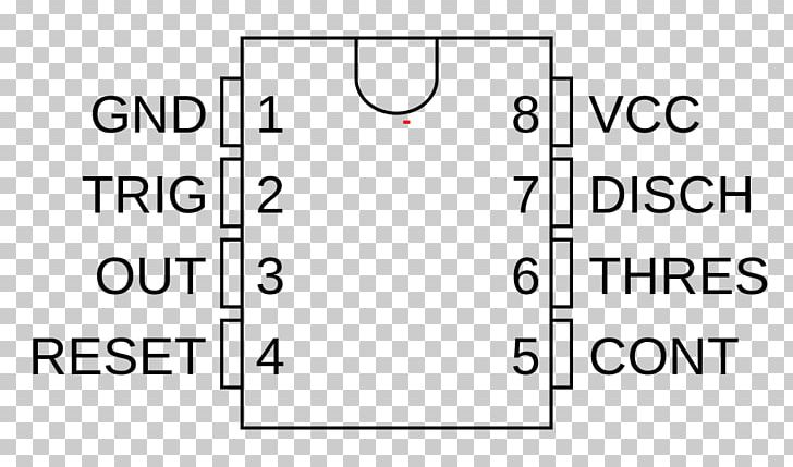 555 Timer IC Integrated Circuits & Chips Electronic Circuit Pinout Circuit Diagram PNG, Clipart, 555 Timer Ic, Angle, Area, Black, Block Diagram Free PNG Download