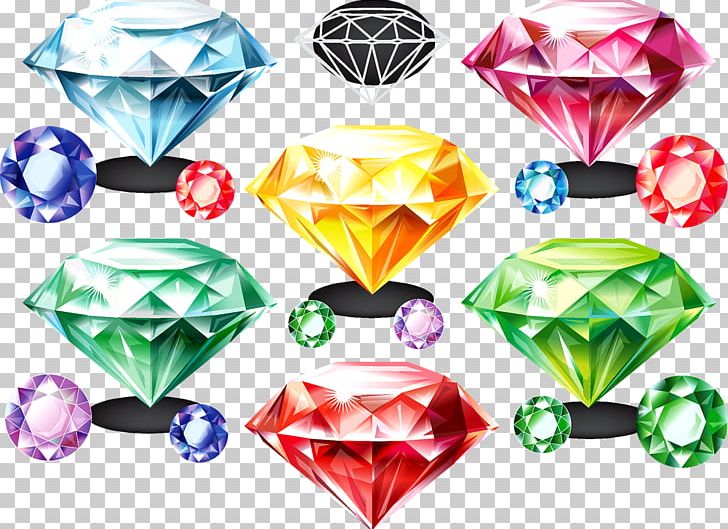 Diamond Gemstone Crystal PNG, Clipart, Bright, Brilliant, Clothing Accessories, Color, Colorful Vector Free PNG Download