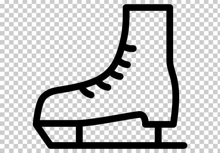 Ice Skating Ice Skates Figure Skating Sport PNG, Clipart, Area, Black, Black And White, Chair, Computer Icons Free PNG Download