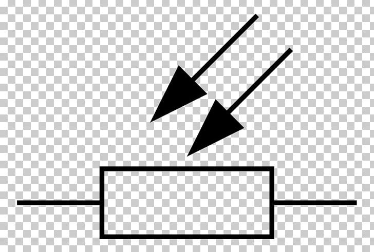 Light Photoresistor Electrical Resistance And Conductance Symbol Electricity PNG, Clipart, Angle, Area, Black, Black And White, Brand Free PNG Download