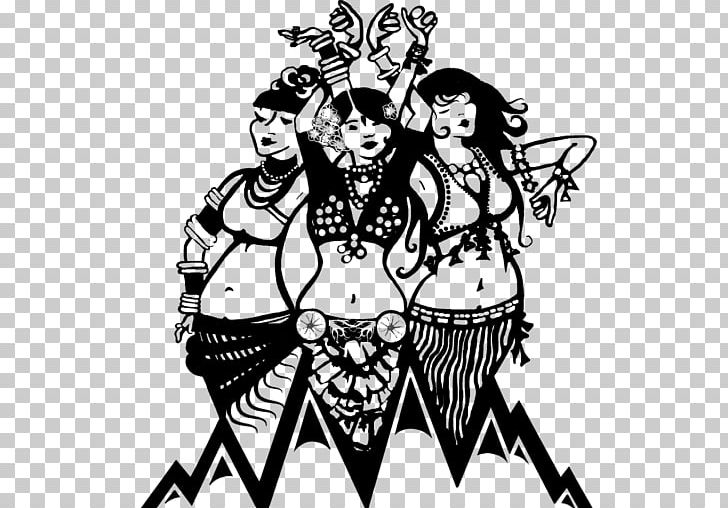 Belly Dance Art Tribal Fusion Dance Dresses PNG, Clipart, Art, Artwork, Belly Dance, Black And White, Cartoon Free PNG Download