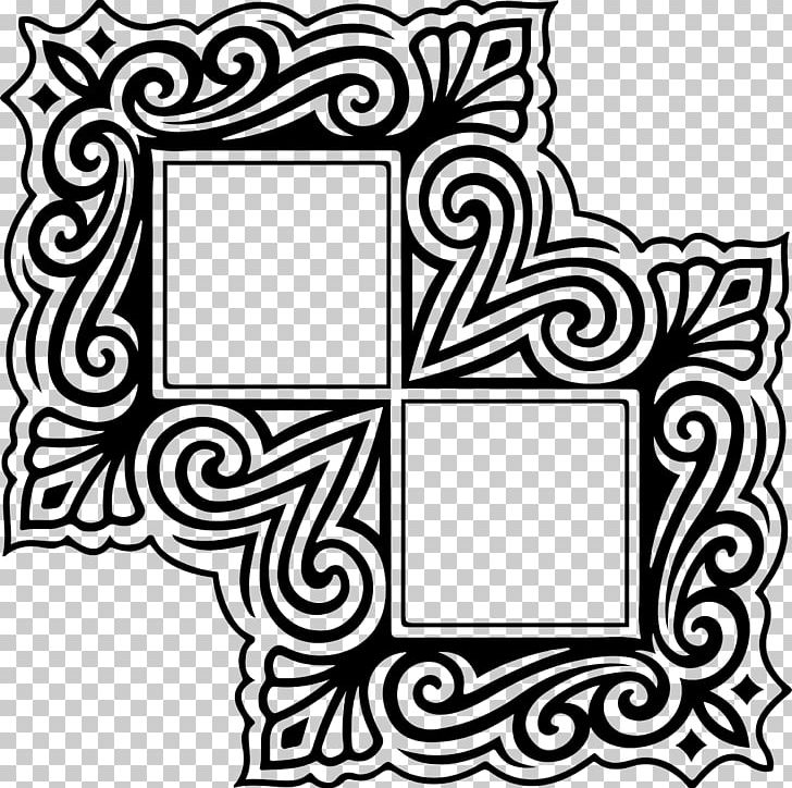 Borders And Frames PNG, Clipart, Area, Art, Art Nouveau, Black, Black And White Free PNG Download