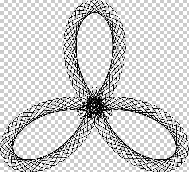 Line Hypocycloid Roulette Curve Spirograph PNG, Clipart, Art, Black And White, Circle, Curve, Fibonacci Spiral Free PNG Download