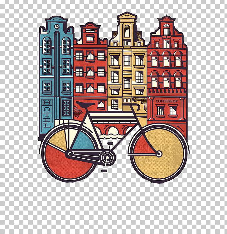 Amsterdam T-shirt Graphic Design Poster Illustration PNG, Clipart, Amsterdam, Art, Artist, Buildings, Christmas Decoration Free PNG Download