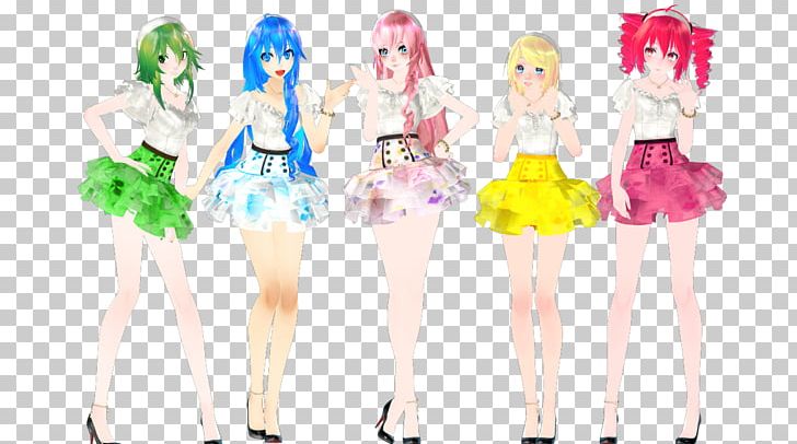 VRChat MikuMikuDance Hatsune Miku Vocaloid Megurine Luka PNG, Clipart, Barbie, Clothing, Costume, Doll, Download Free PNG Download