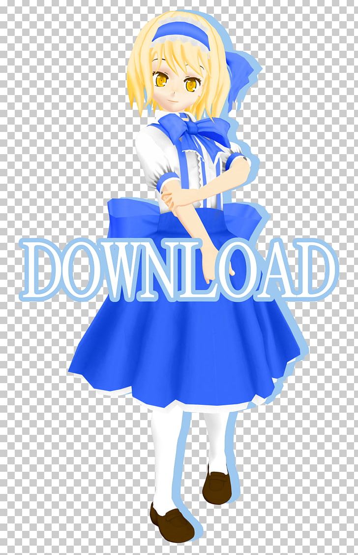 MikuMikuDance Highly Responsive To Prayers Lotus Land Story Story Of Eastern Wonderland PC-9800 Series PNG, Clipart, Alice, Anime, Art, Blue, Cartoon Free PNG Download