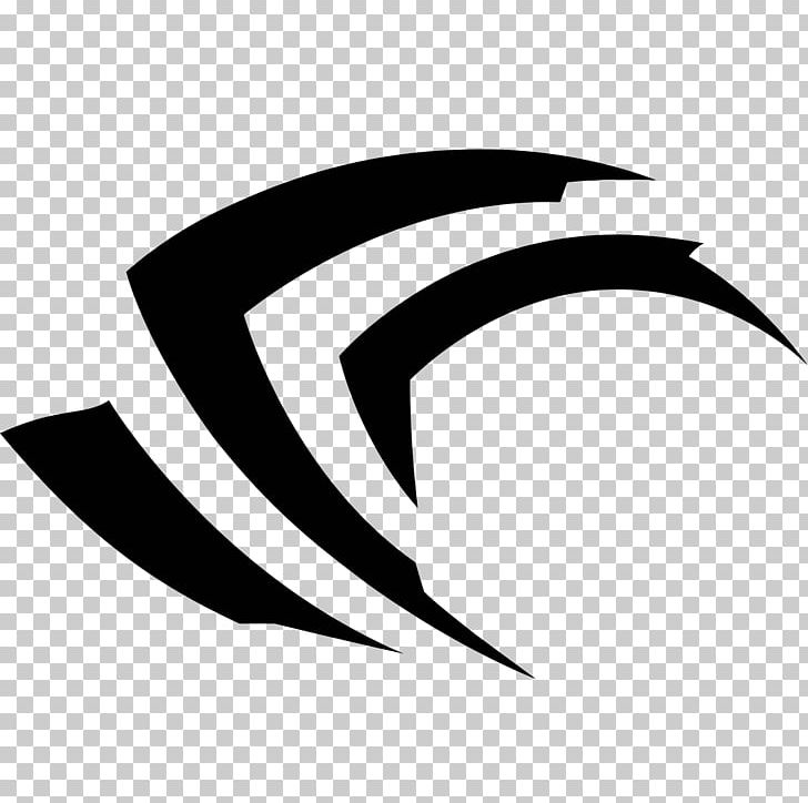Computer Icons GeForce Nvidia PNG, Clipart, Angle, Black And White, Computer Icons, Crescent, Electronics Free PNG Download