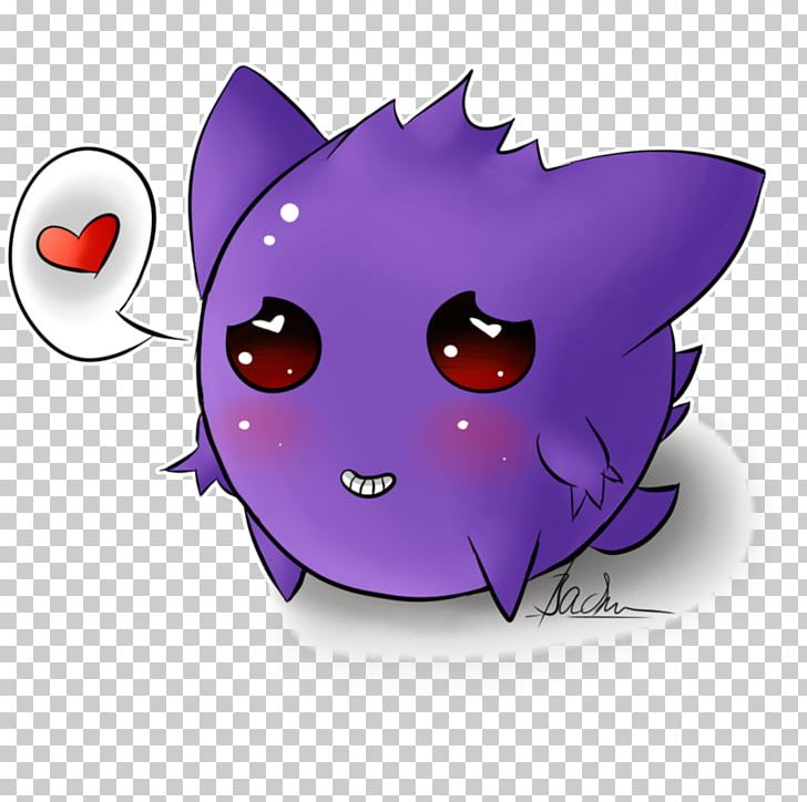 Gengar Pokémon HeartGold And SoulSilver Haunter Gastly PNG, Clipart, Banette, Cartoon, Character, Chibi, Diancie Free PNG Download