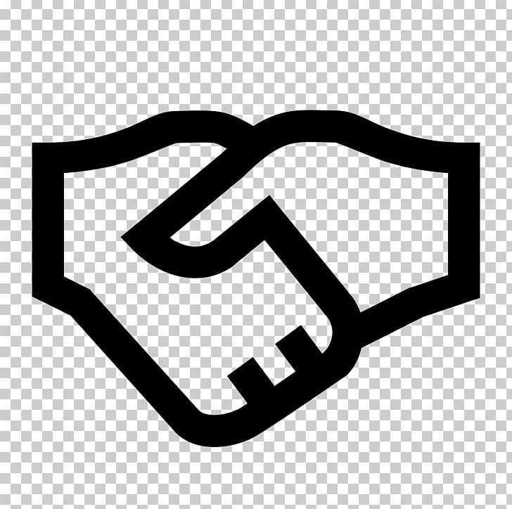 Computer Icons Handshake PNG, Clipart, Angle, Area, Black, Black And White, Brand Free PNG Download