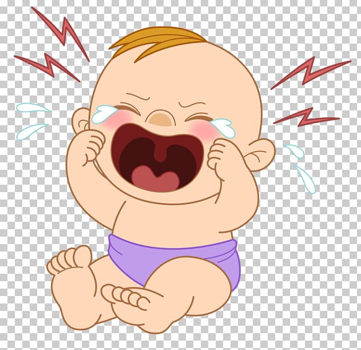 baby crying clipart