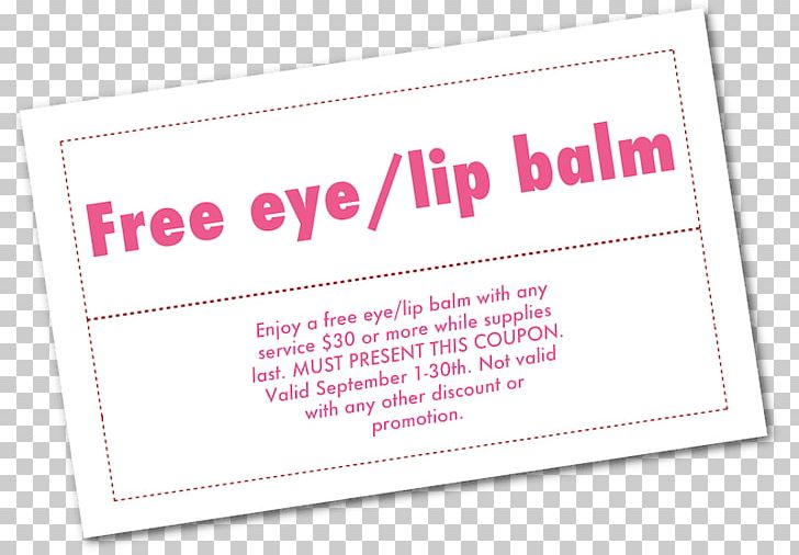 Lip Balm Coupon Skin Care PNG, Clipart, Area, Brand, Coupon, Eye, Line Free PNG Download