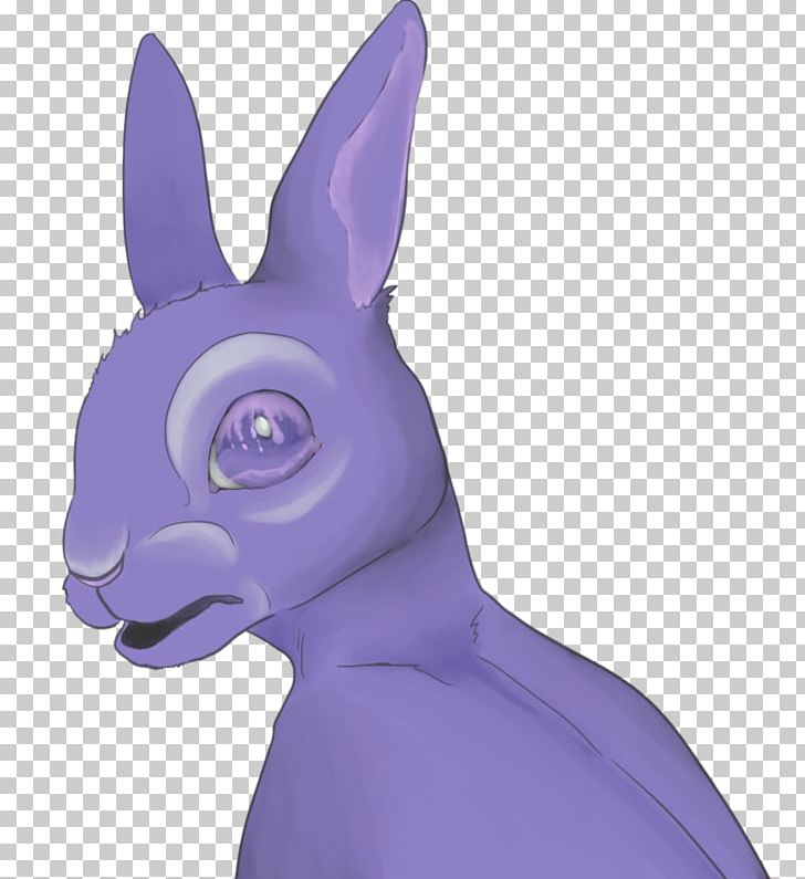 Purple Cartoon Figurine Snout PNG, Clipart, Cartoon, Figurine, Hare, Mammal, Nose Free PNG Download