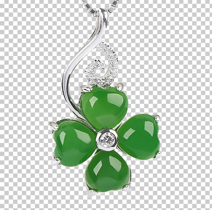 Four-leaf Clover Pendant Necklace PNG, Clipart, Body Jewelry, Clover, Download, Emerald, Fashion Accessory Free PNG Download