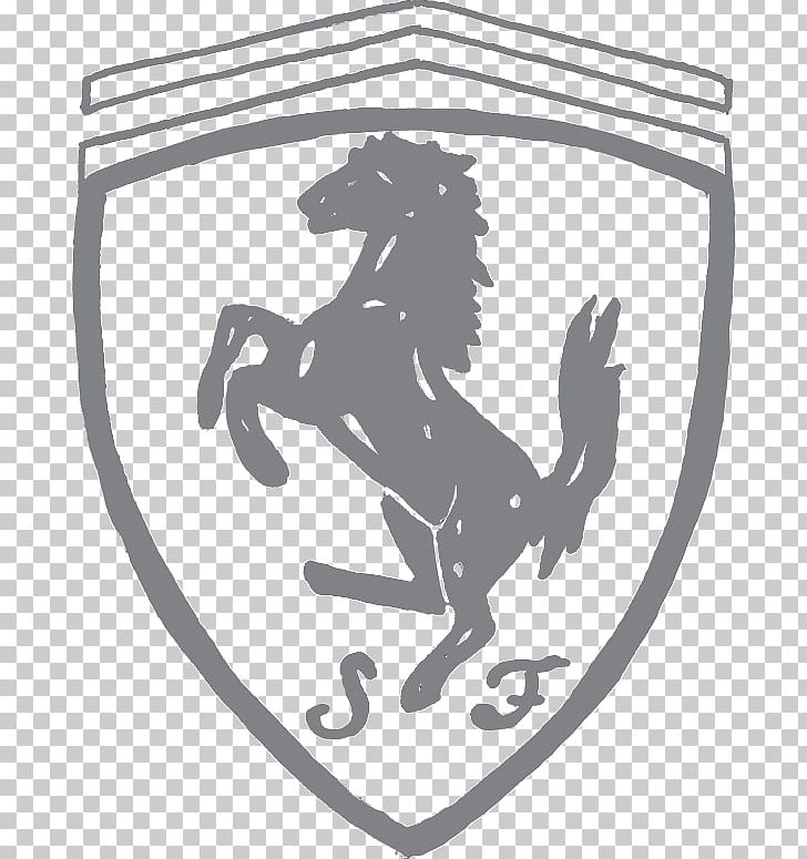 Logo Ferrari S.p.A. Drawing Is Magic: Discovering Yourself In A Sketchbook PNG, Clipart, Black, Black And White, British Grand Prix, Car, Drawing Free PNG Download