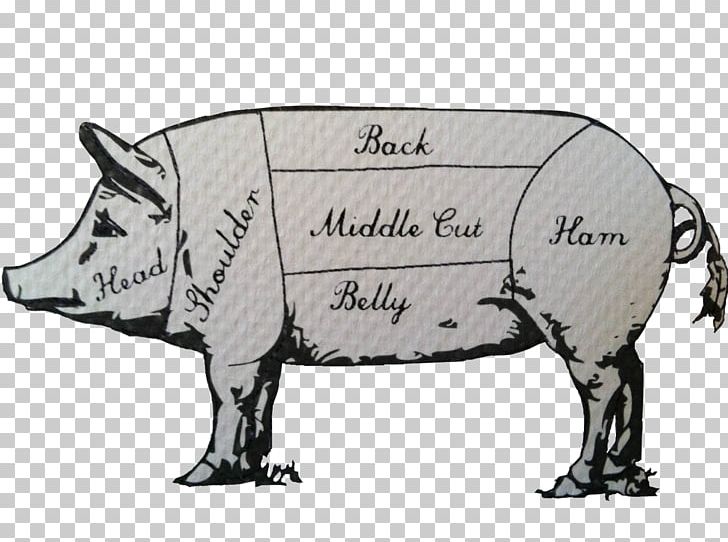 Vietnamese Pot-bellied Pig Roast Ham Bacon PNG, Clipart, Animals, Bacon, Black And White, Butcher, Cattle Like Mammal Free PNG Download